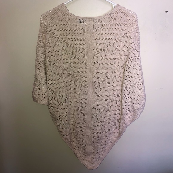 Jeanne Pierre Knitted Poncho - Picture 2 of 3